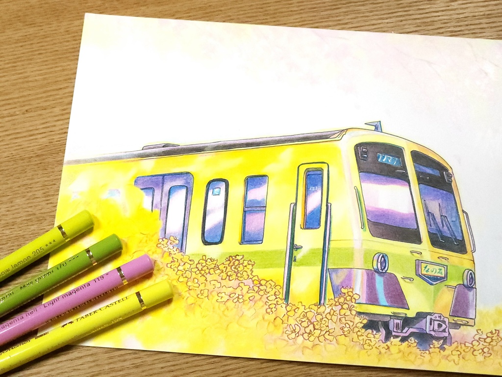 カレンダーイラスト原画