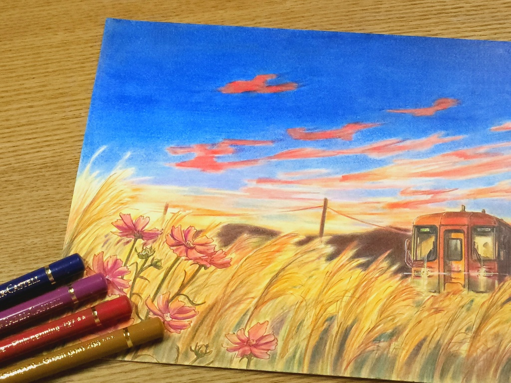 カレンダーイラスト原画