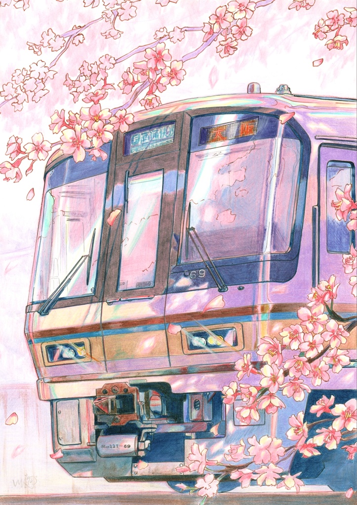 【A4原画】「咲きにほふ」