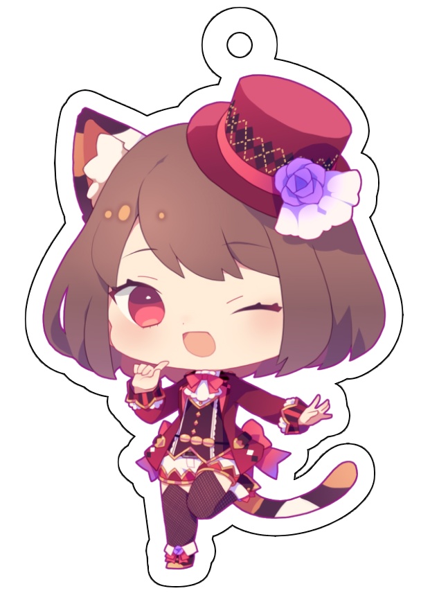ねちんぐあすPUS Ayumi.アクリルキーホルダー