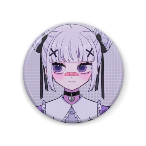 【受注生産】罪ちゃん缶バッジvol.1(デフォ目逸らしver)【予約受付期間:11/06~11/13.0:00】