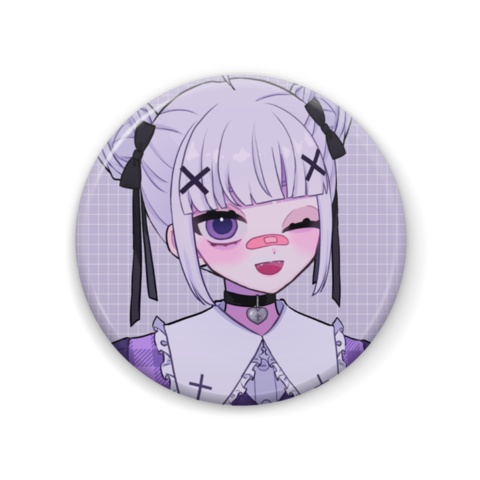 【受注生産】罪ちゃん缶バッジvol.1(デフォウィンクver)【予約受付期間:08/27~09/03.0:00】