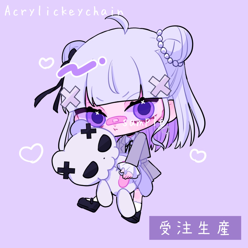 【受注生産】罪ちゃんアクキーvol.3(ぎゅっver)【予約受付期間:08/27~09/03.0:00】