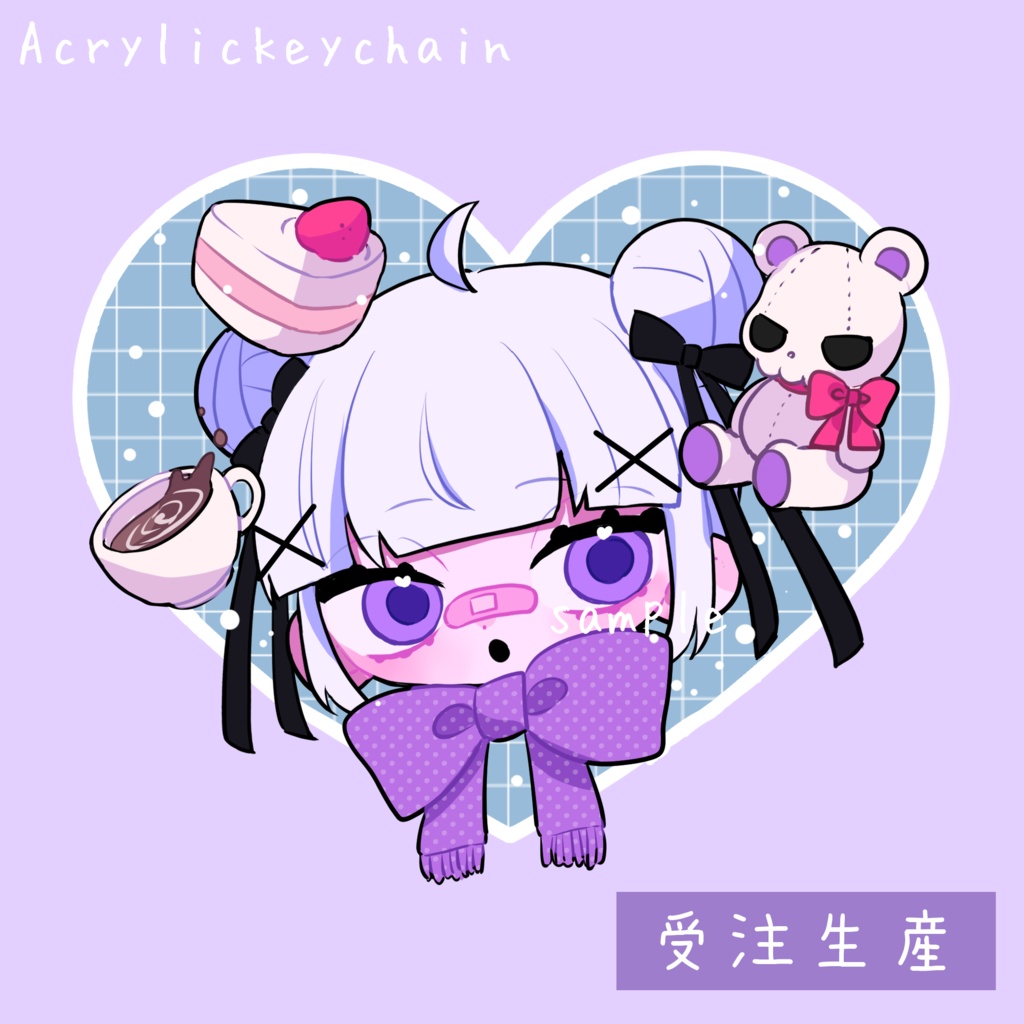 【受注生産】罪ちゃんアクキーvol.3(ぬくぬくver)【予約受付期間:08/27~09/03.0:00】