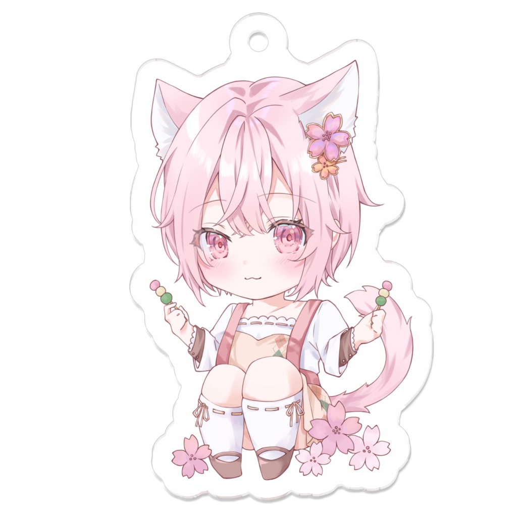 お花見むぎちゃん-アクキーver.-