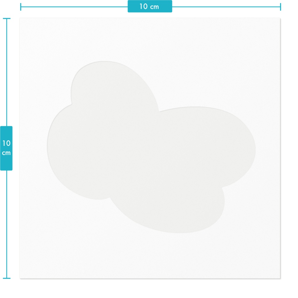 もちふぃロゴステッカー