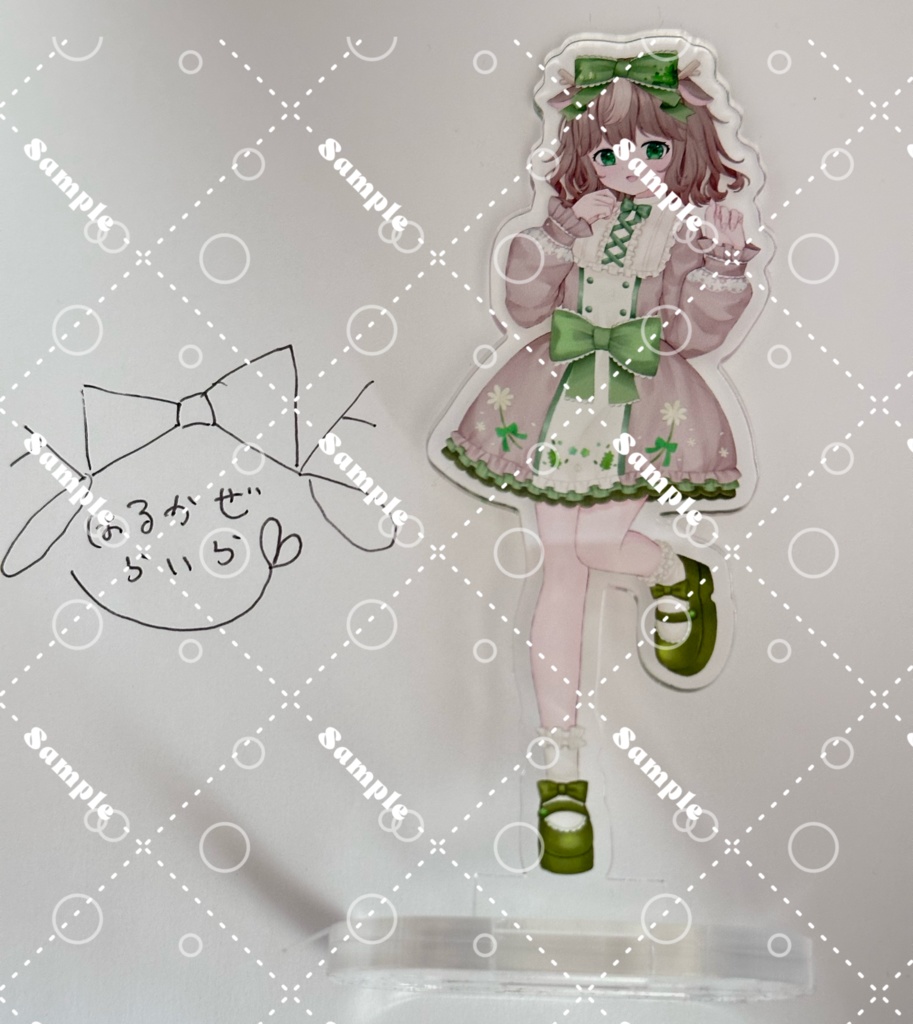 春風らいらアクリルスタンド＆ミニ色紙