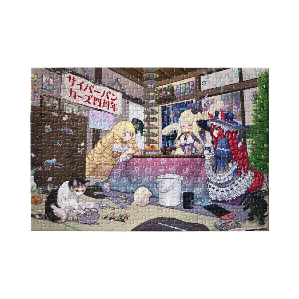 サイバーパンカーズ4周年記念パズル