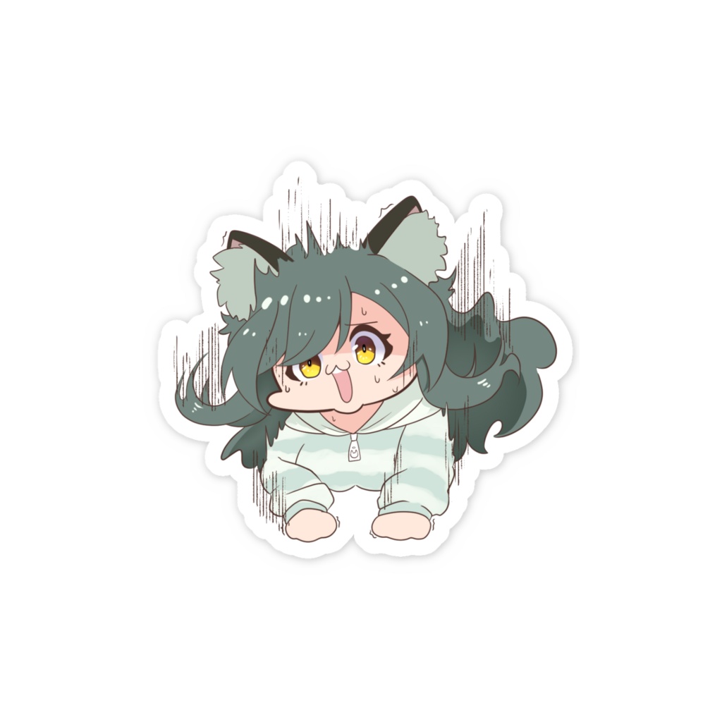 すべてに慄くとろん スマホステッカー