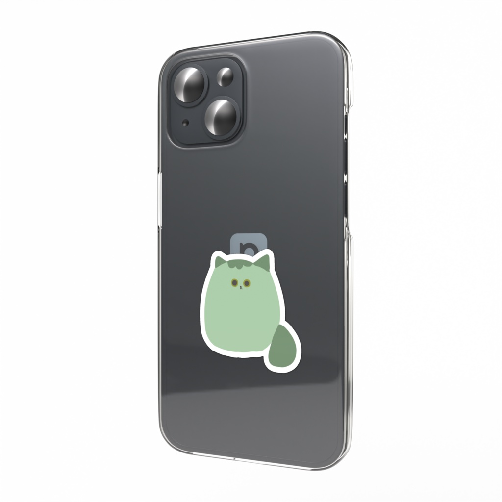 とろん(猫のすがた/オリジン) スマホステッカー