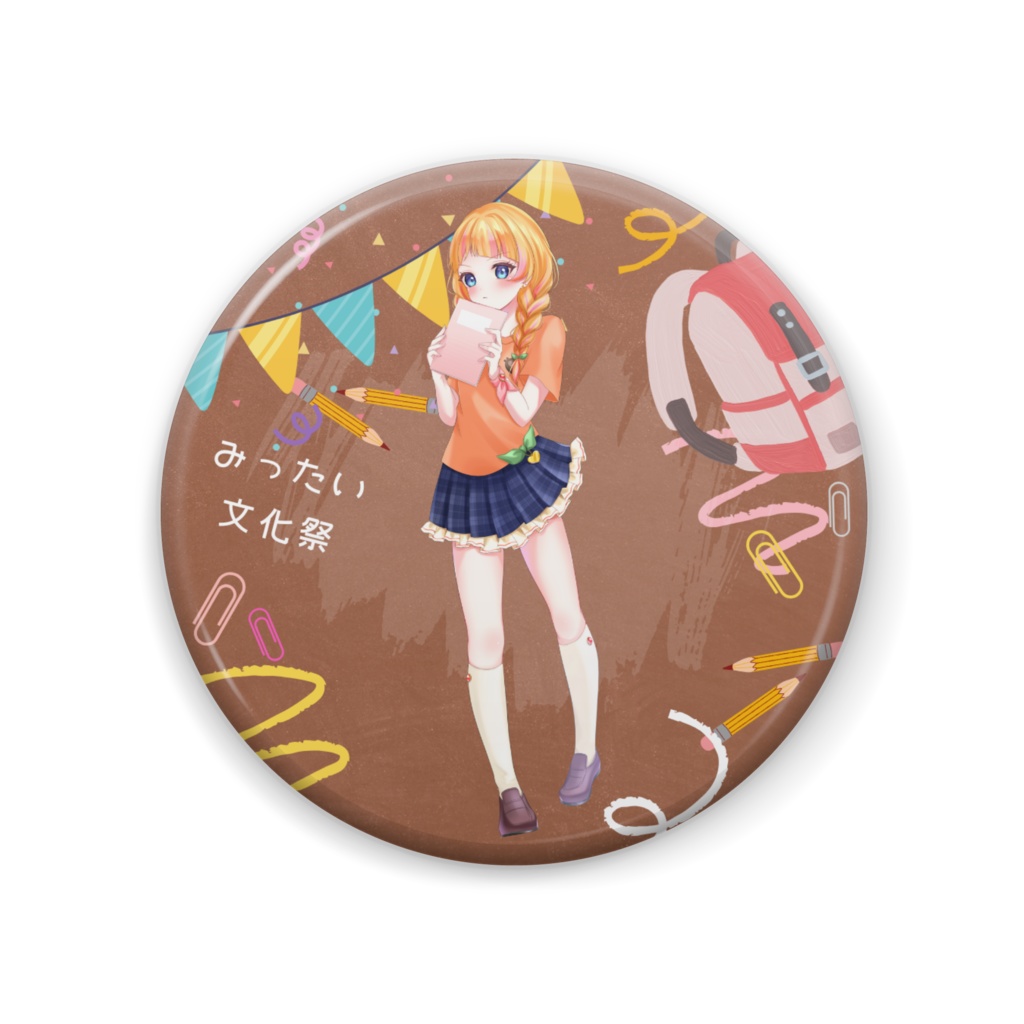 桃乃枝聖華イベント限定缶バッジ