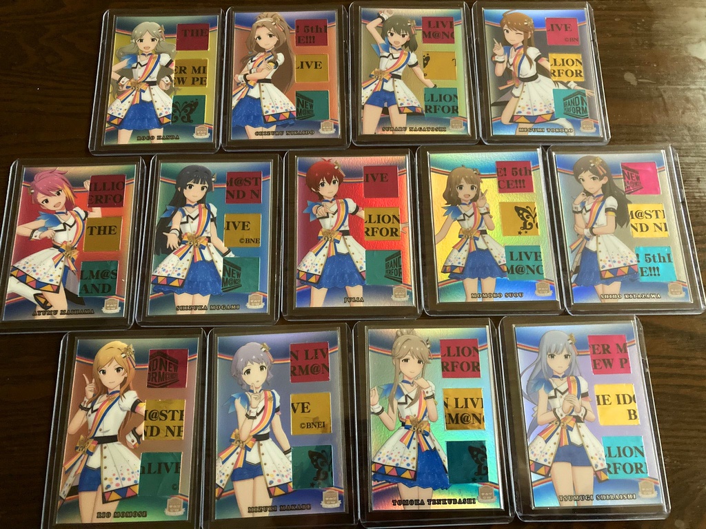 ミリシタ銀テープ入りカード Fairy stars版