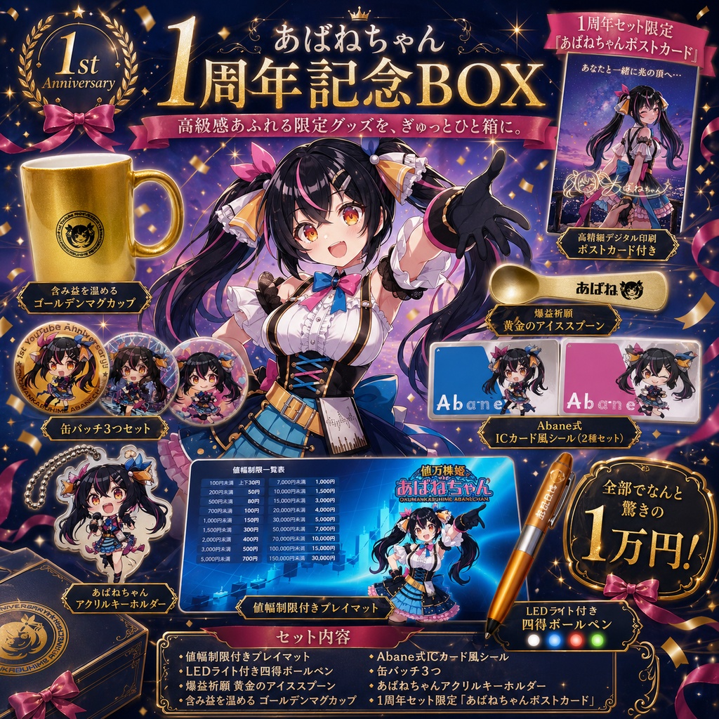 【大感謝】あばねちゃん活動一周年記念ＢＯＸ