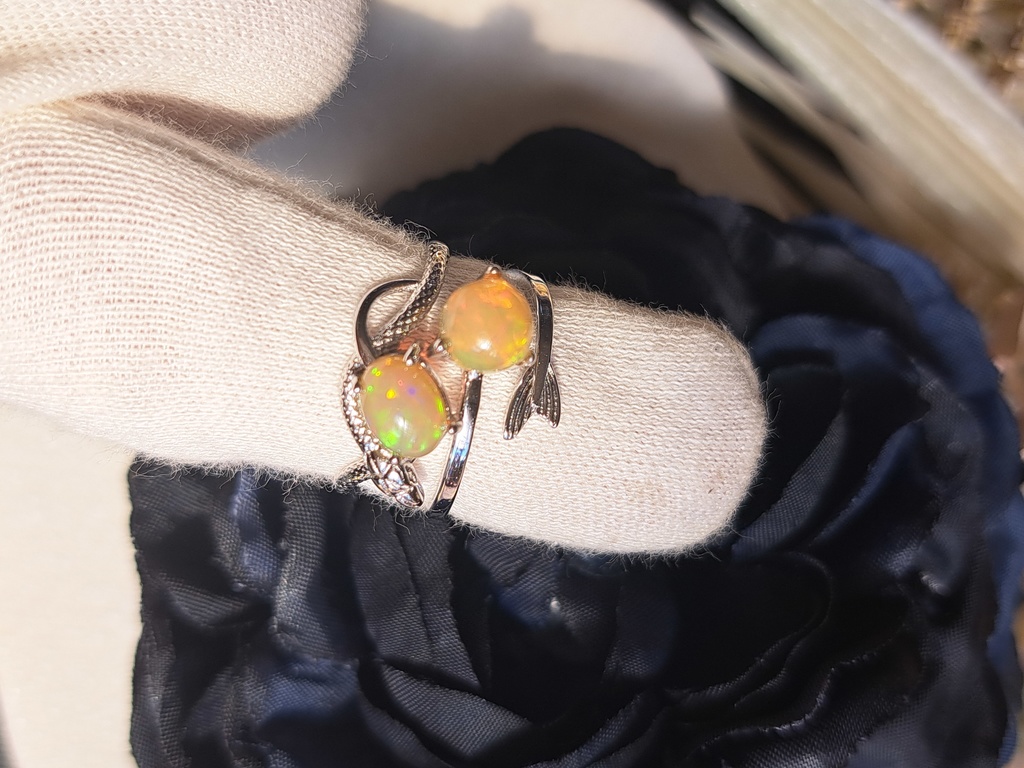 【一点物】プレシャスオパール リング【マーメイド】