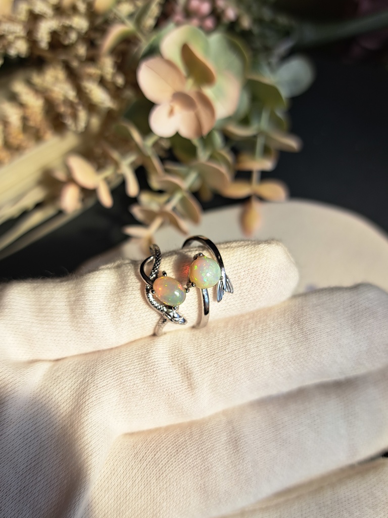 【一点物】プレシャスオパール リング【マーメイド】