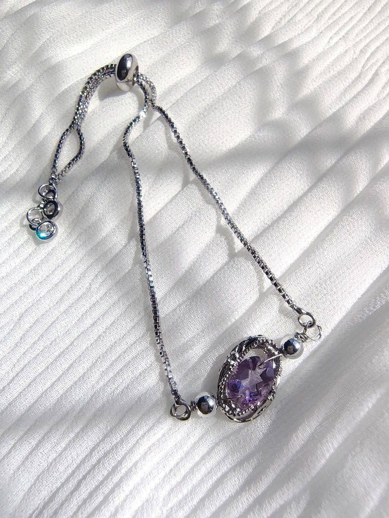 アメジストのブレスレット