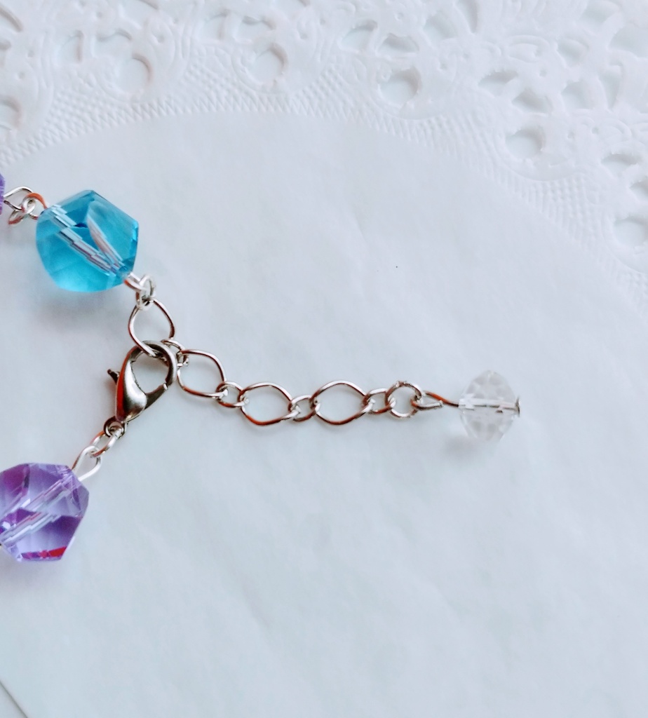 ☆氷と雪の結晶ブレスレット☆