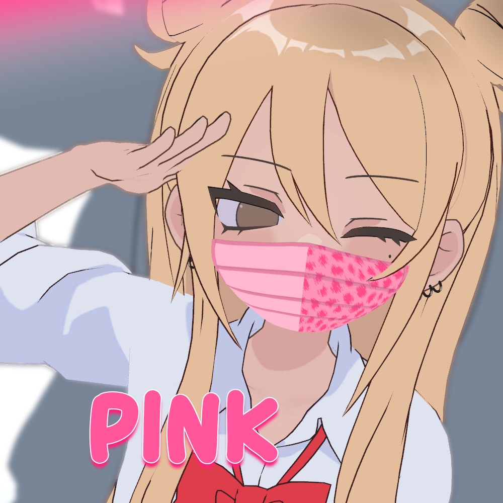 【 VRChat 】凪夜 瑠璃 / Nagiya Ruri用 SIMPLE MASK