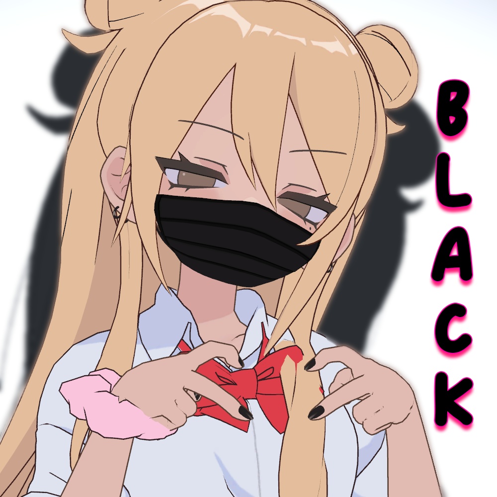 【 VRChat 】凪夜 瑠璃 / Nagiya Ruri用 SIMPLE MASK