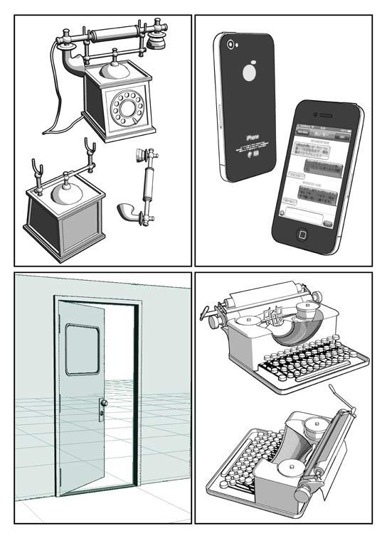 コミスタ素材集(3D素材)