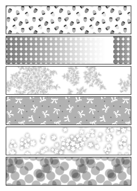 コミスタ素材集(トーン・ブラシ)
