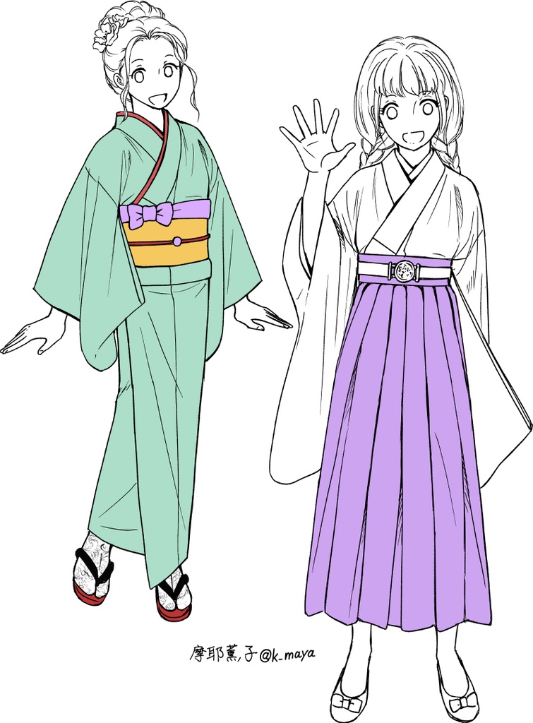 着物の描き方「なぜ”左前はNG”?」