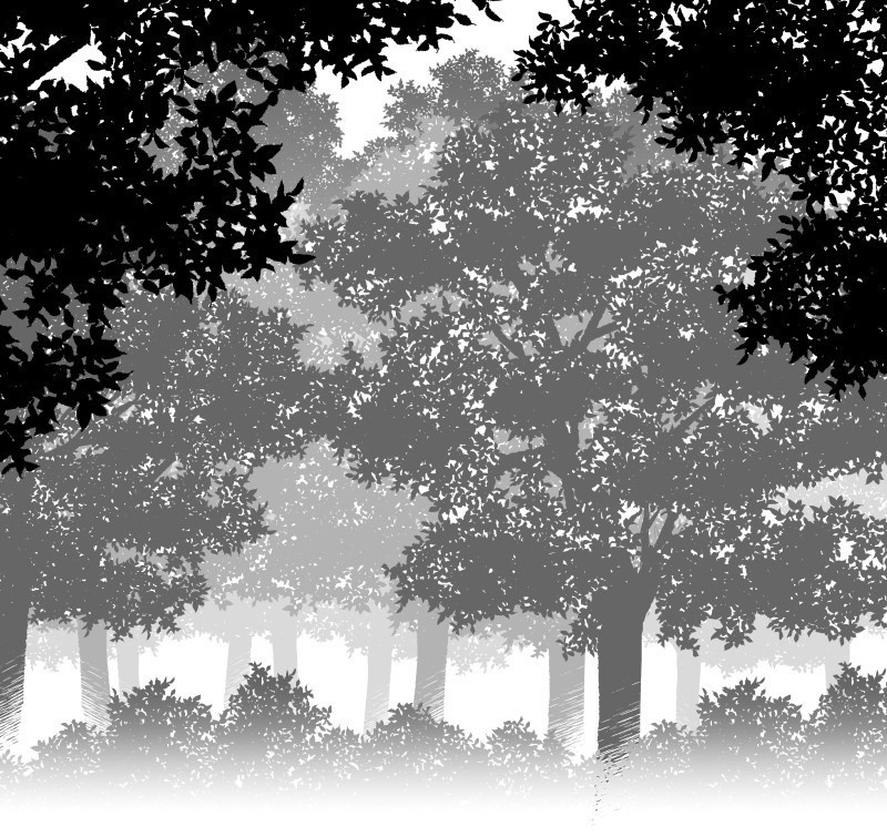 木・茂み・森素材セット