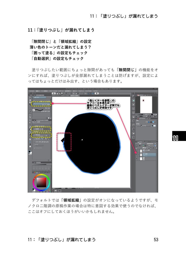 クリスタのつまづきやすいそこんとこ