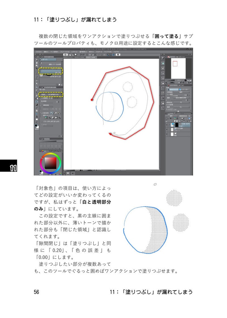 クリスタのつまづきやすいそこんとこ