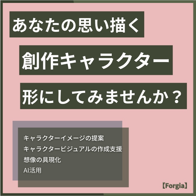 【モニター価格・限定5名】【依頼受付】キャラクターイメージ提案サービス