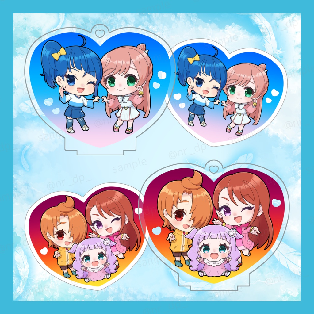 ハートアクリルスタンド
