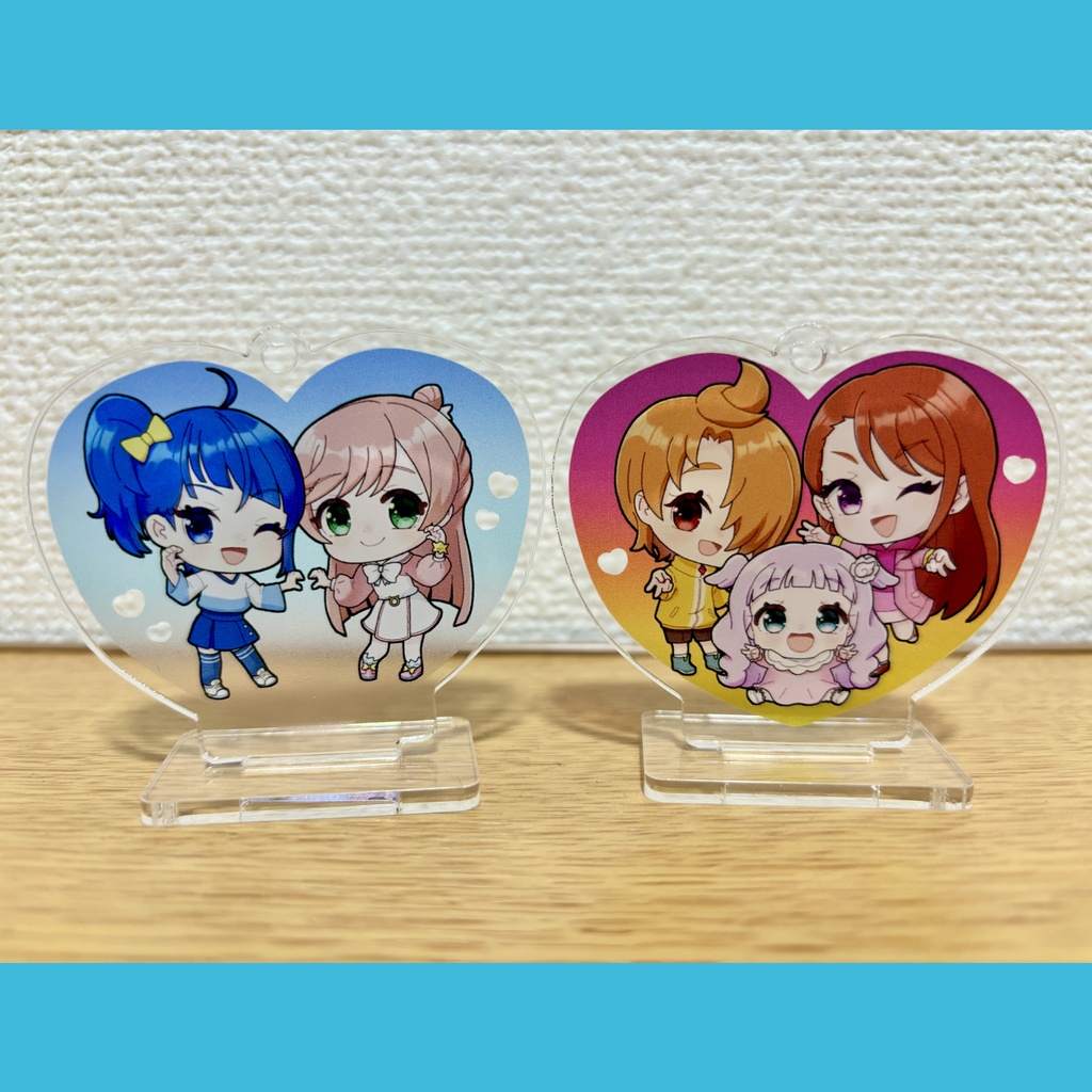 ハートアクリルスタンド