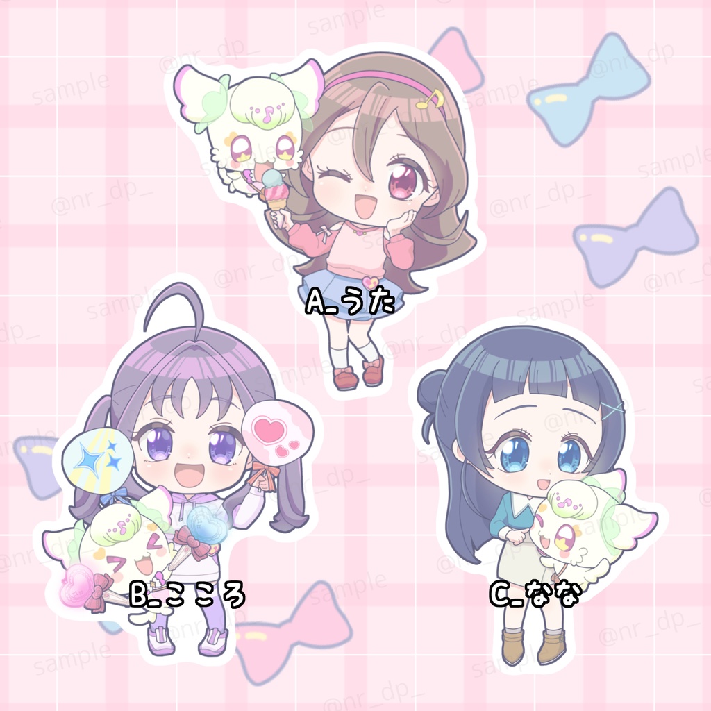 プリルンと一緒ステッカー