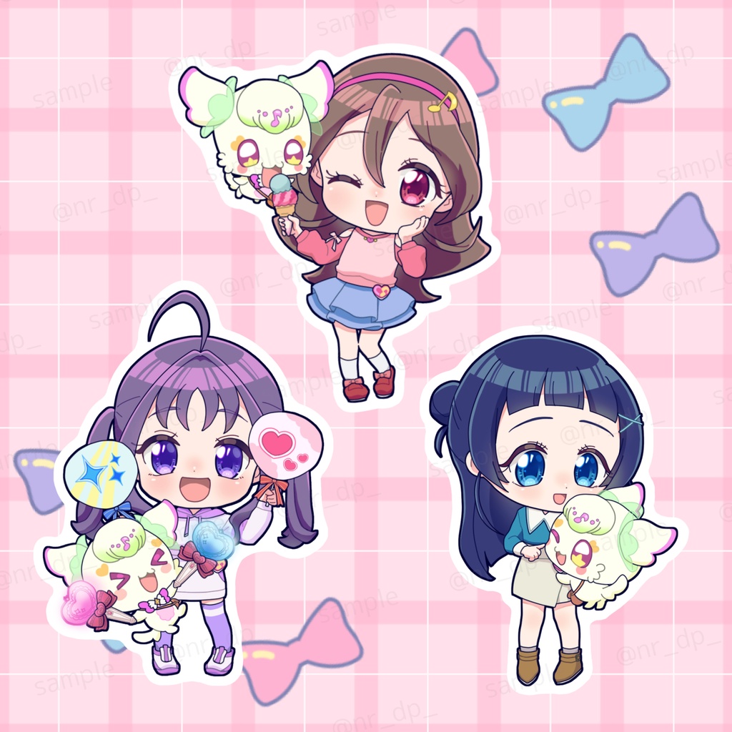 プリルンと一緒ステッカー