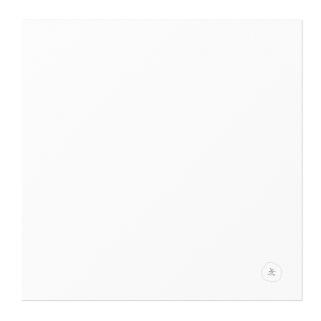 " Nothingness - Contemporary Art Perspectives " sticker seal ( 「 無 - 現代美術の視点から 」のステッカーシール )
