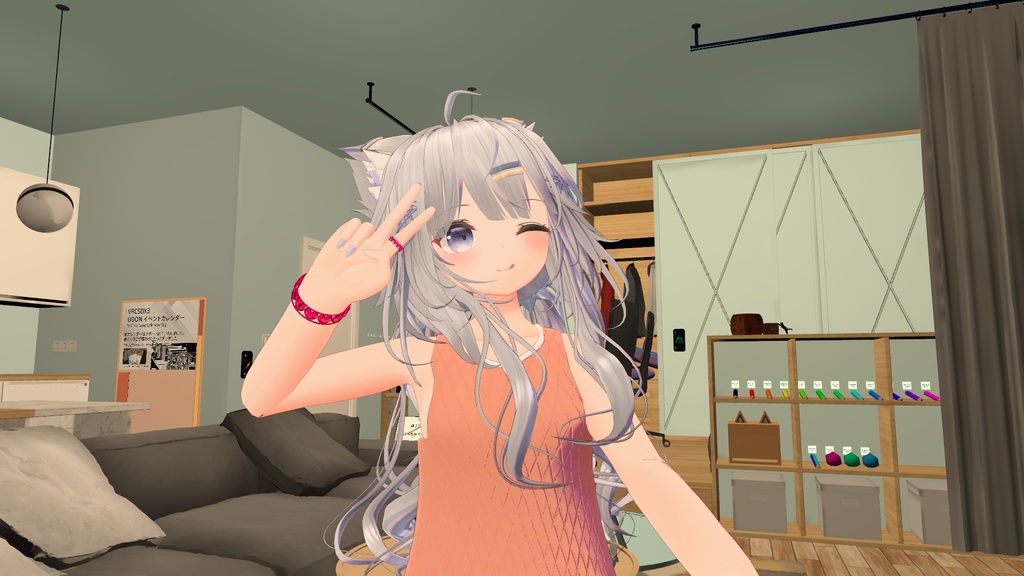 VRCアバター用 ブレスレット&指輪