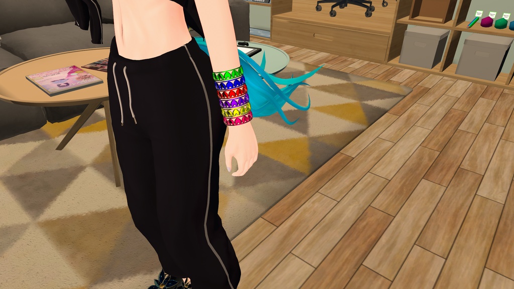 VRCアバター用 ブレスレット&指輪