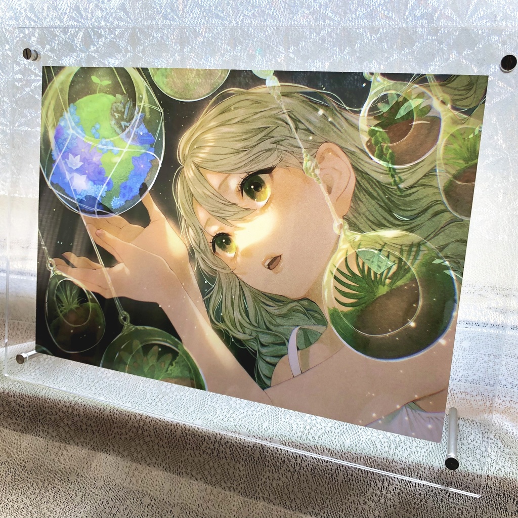 クリアポスター【plants・ planets】