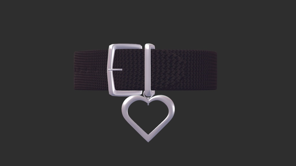 Belt Necklace Heart