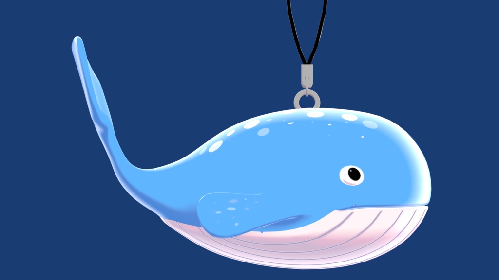 Whale Keychain
