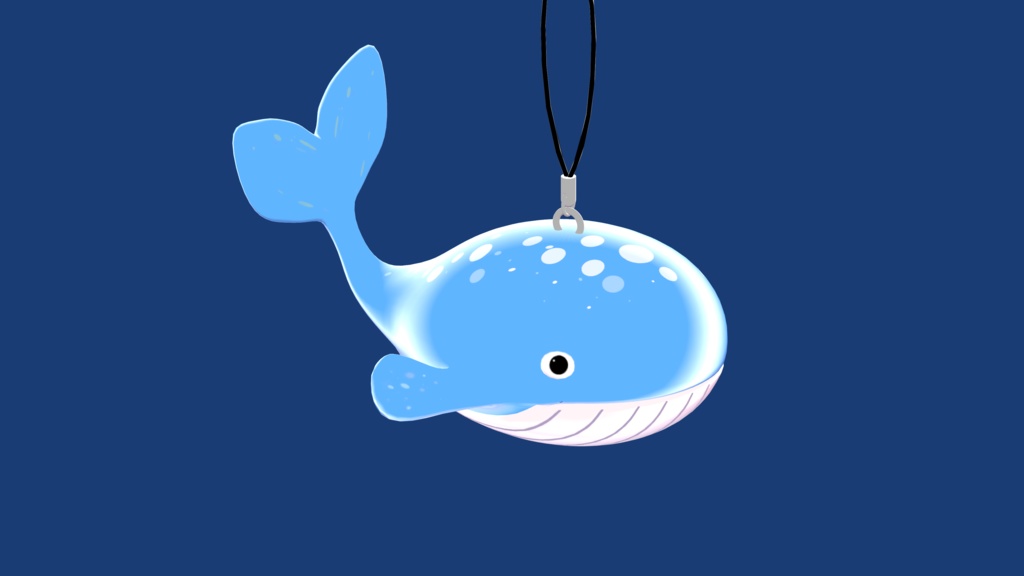 Whale Keychain