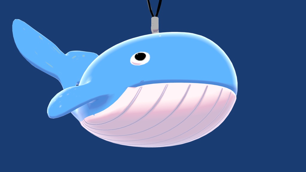 Whale Keychain