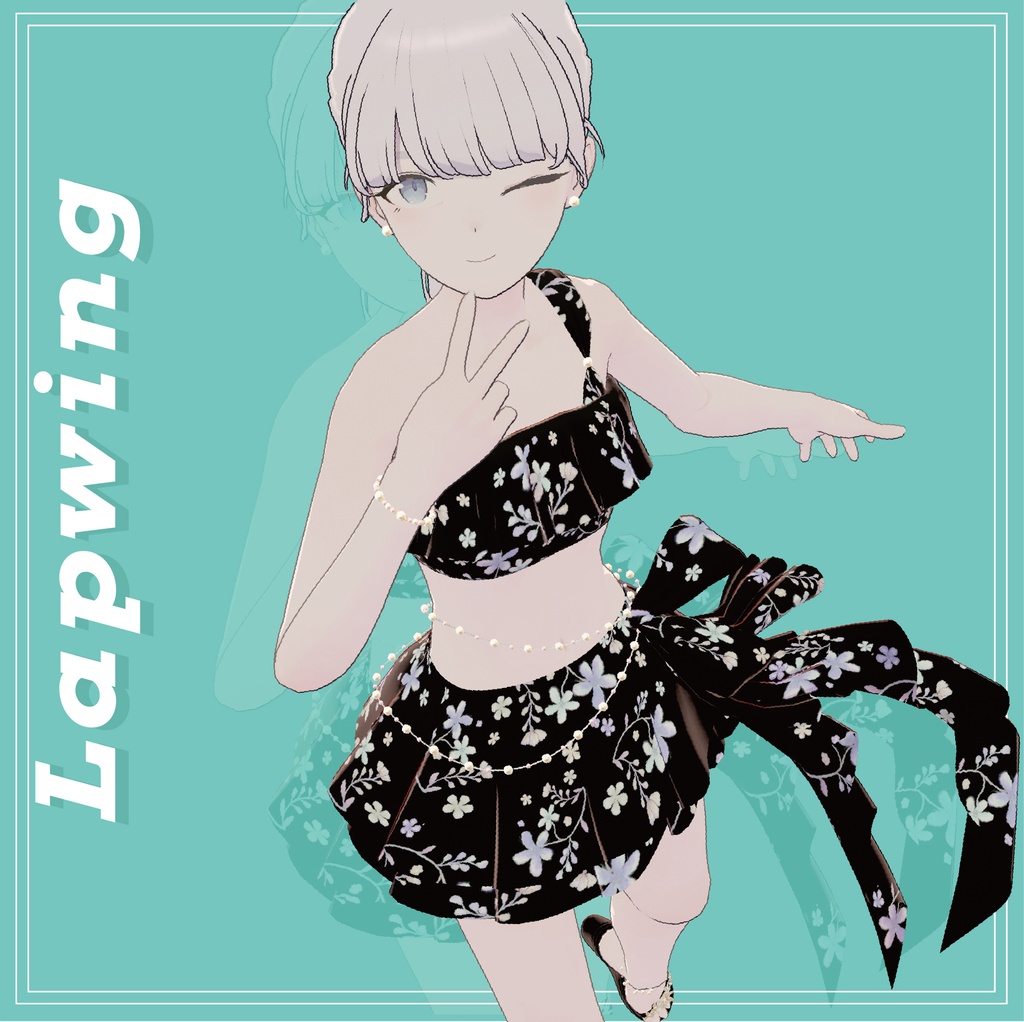 🐱ねむねむBeach☆Pearl 🐱清楚系ゆるふわ水着/しらつめ対応/Lapwing対応