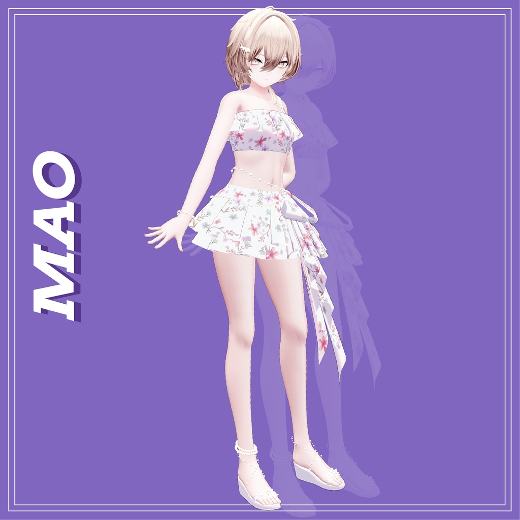 🐱ねむねむBeach☆Pearl 🐱清楚系ゆるふわ水着/真央/りりか/