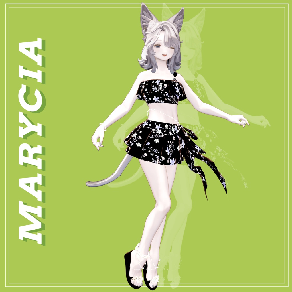 🐱ねむねむBeach☆Pearl 🐱清楚系ゆるふわ水着/マリシア/Marycia