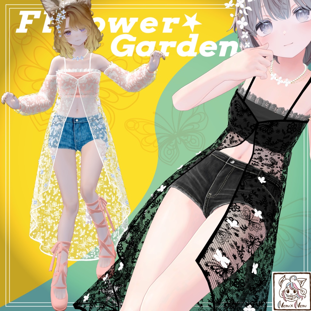🚀発売セール中！🐱ねむねむFlower☆Garden🐱6アバター対応