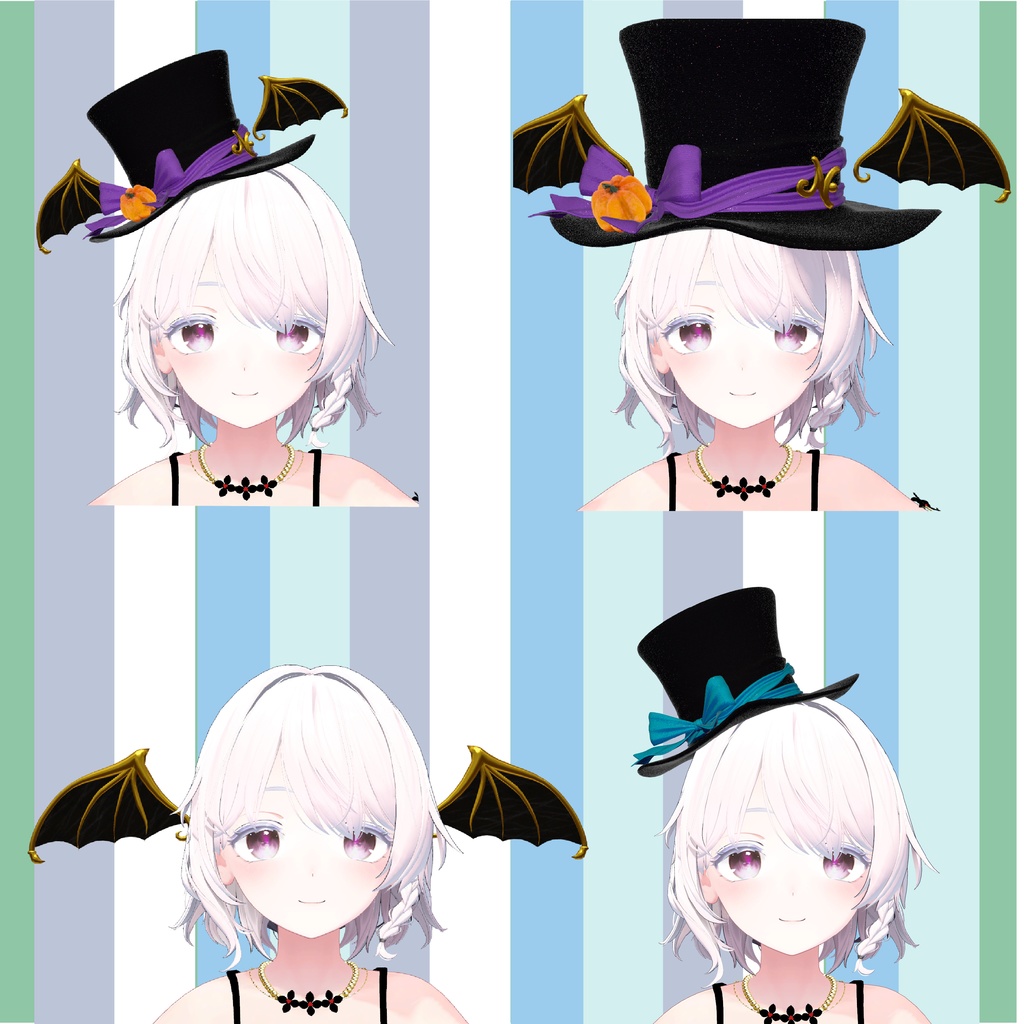 🐱ねむねむ KIMAGURE☆HAT_01🐱 シルクハット/ハロウイン