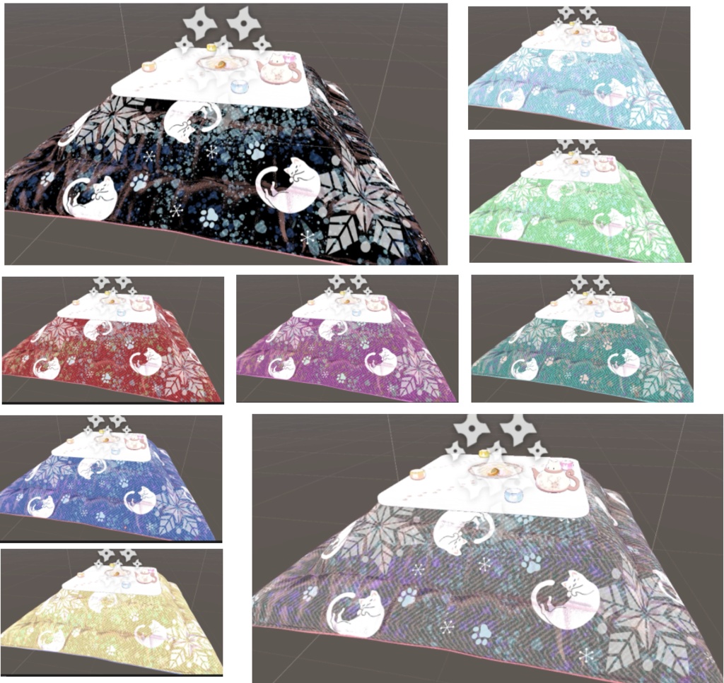 🐱ゴロゴロにゃんこたつ【アバターギミック】