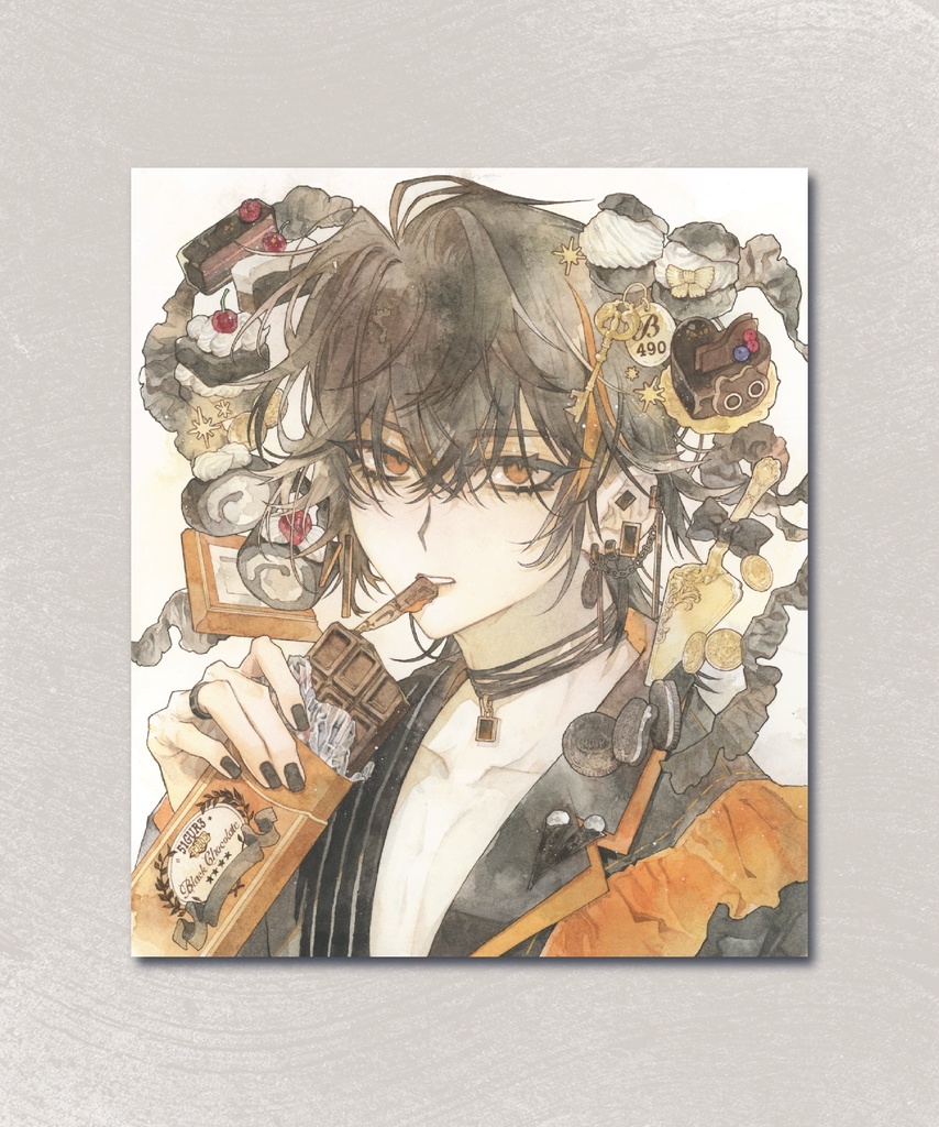 B5変形イラストカード