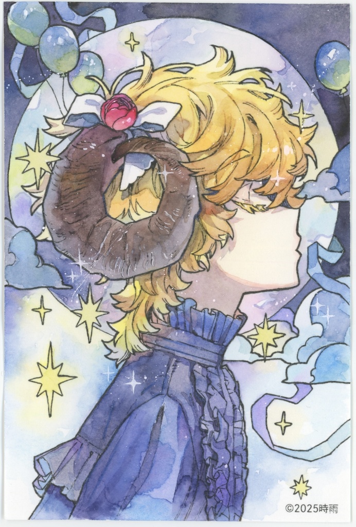 イラスト原画（印刷線画）